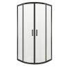 Kerra Soho Black 80 íves zuhanykabin zuhanytálca nélkül