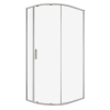 Kerra Solid RPA 100x80 íves egyajtós aszimmetrikus zuhanykabin tálca nélkül