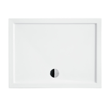 Kerra Victor aszimmetrikus akril zuhanytálca 100x80 cm kád, zuhanykabin