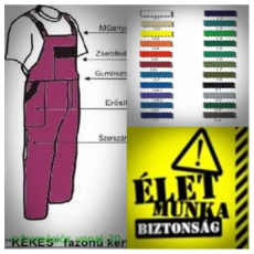  Kertésznadrág sk213046-os, Kékes modell, 240gr, Munkásnadrág ZÖLD 58