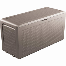 Kerti box Keter Samoa Rattan Box 270L cappuccino kerti tárolás