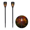  Kerti fáklya 2 db-os szett LED fekete 10026445