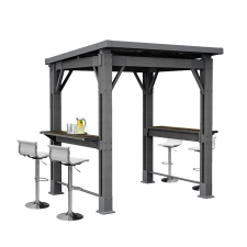  Kerti grill pavilon, pulttal, tetővel kerti bútor