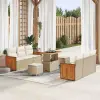  Kerti Kanapé Szett 11 db 8-Ülőhelyek száma Beige és krém