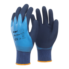 Kerti Kesztyű TOP FL Blue latex mártott KÉK 9-es védőkesztyű