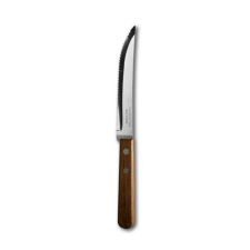 . Kés, rozsdamentes acél, 20,5cm, 6db-os szett, fanyelű (KHKE167) kés és bárd
