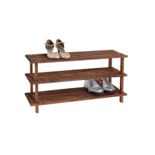 Kesper Cipőtartó 3 polccal, sötét fenyő 77 × 40 × 26 cm bútor