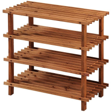 Kesper cipőtartó 4 polccal, sötét fenyő 54 × 52 × 26 cm bútor