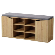 Kesper cipőtartó ülőkével, sonoma tölgy, 103×48×30,5 cm bútor