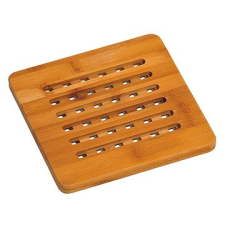 Kesper négyzet alakú, bambusz edény alatt konyhai eszköz