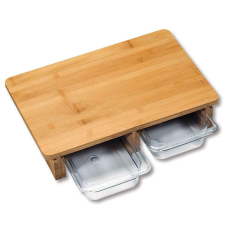 Kesper Vágódeszka Kesper 58353, 40,5x27,5x8,5 cm, Tárolóedények, Bambusz, Barna konyhai eszköz