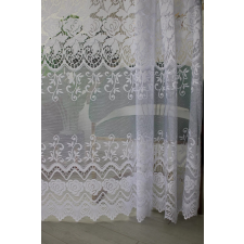  Kész függöny Emily fehér Rózsás modern minta 300x160cm lakástextília