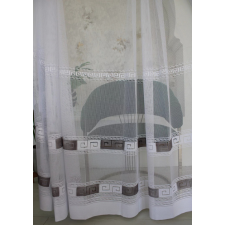  Kész függöny Görög szürke mintás 300x180cm lakástextília