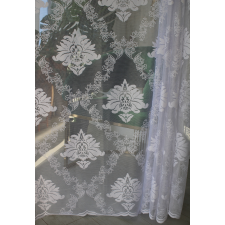  Kész függöny Jacquard fehér 21 Barok mintás 400x250cm lakástextília