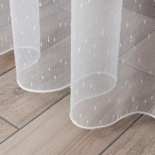  Kész függöny Lux fehér Hópehely minta 500x260cm Rúdra húzható lakástextília