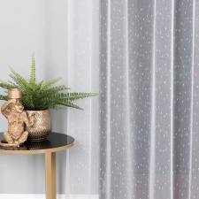 Kész függöny Lux fehér Noppe mintás 300x145cm lakástextília