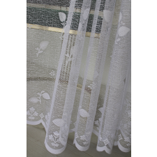  Kész függöny Scarlett fehér Faleveles minta 400x180cm lakástextília