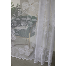  Kész függöny Scarlett fehér Pipacsos minta 300x180cm lakástextília
