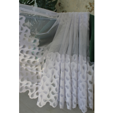  Kész függöny Sparta fehér modern mintás 300x160cm lakástextília