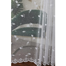  Kész függöny Verona fehér faleveles 400x180cm lakástextília
