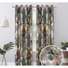  Kész sötétítő függöny French Love Pastel Zöld minta 140x280cm lakástextília