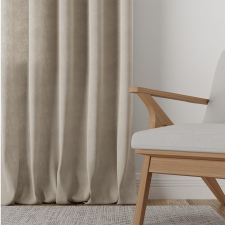  Kész sötétítő függöny új Velvet 1db 140x250cm Világosbézs lakástextília