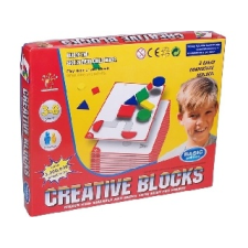  : Készségfejlesztő képkirakó formákkal  - Építőjátékok puzzle, kirakós