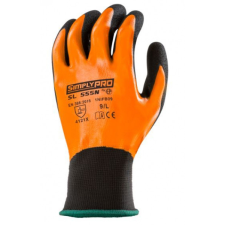  KESZTYÛ DUPLARÉTEGÛ NARANCS MÁRTOTT 7-ES/10 PÁR védőkesztyű