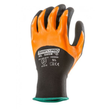  KESZTYÛ SZERELÕ DUPLARÉTEGÛ NITRIL NARANCS 9-ES/10 PÁR védőkesztyű