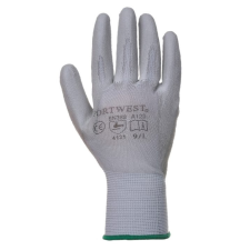 Kesztyű A120 Tenyérmártott Nylon Szürke S védőkesztyű