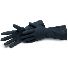  Kesztyű Latex Fekete Ipari L 42612