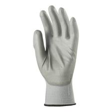  Kesztyű mártott COVERGUARD poliészter PU tenyérrel szürke 11-es 2 darab/pár védőkesztyű