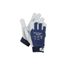  Kesztyű Pelecanus, szürke/piros, 12 védőkesztyű