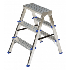  Két oldalt járható alumínium létra 2x3 fokos létra és állvány
