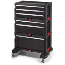  Keter 237786 6 FIÓKOS TÁROLÓ "TOOL CHEST" Fekete/piros kerti tárolás