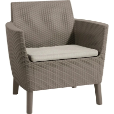 KETER 259060 Salemo Duo műrattan kerti fotel (2 db) - cappuccino-homok kerti bútor