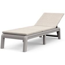 KETER Atlas (Mallorca) Napozóágy párnával, cappuccino/ bézs kerti bútor