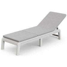 KETER Atlas (Mallorca) Napozóágy párnával, szürke/ világosszürke kerti bútor