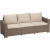 KETER California 3 személyes kanapé, cappucino (8711245143583)