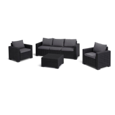 KETER California kerti szett 3+2+1 grafitszürke kerti bútor