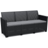 KETER CLAIRE SOFA Kerti pad, grafit, 163 cm