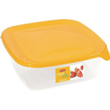 Keter - Curver Curver Fresh&Go négyzet alakú ételtároló 0.45 l sárga (182243) uzsonnás doboz