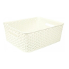 Keter - Curver Univerzális kosár, krémszínű műanyag (196852)