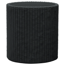  Keter Cylinder "L" polyrattan virágcserép - grafit kerti tárolás