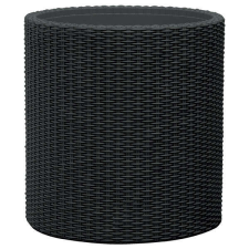 Keter Cylinder "L" polyrattan virágcserép - grafit kerti tárolás
