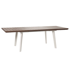 KETER Harmony Keter összecsukható kerti asztal fehér / cappuccino kerti bútor
