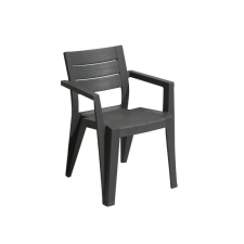  Keter Julie Kartámaszos Műanyag Kerti Szék, Grafit kerti bútor