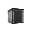 KETER Kerti ház Keter PENT Signature 7x7 Storm Grey, padlóval