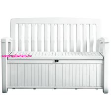  Keter Patio Bench kerti pad, fehér kerti bútor
