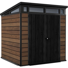  Keter Pent 7×7 műanyag kerti ház, tároló vízszintes – Barna kerti tárolás